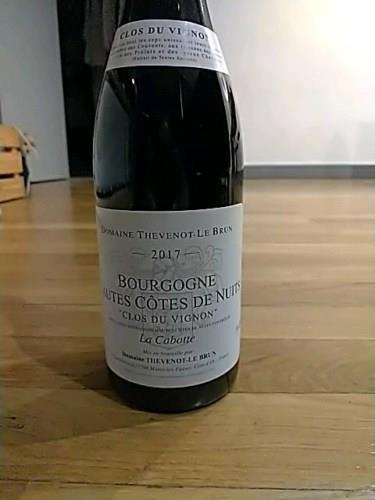 Hautes Côtes de Nuits "Clos du Vignon - La Cabotte" 2021 R Magn